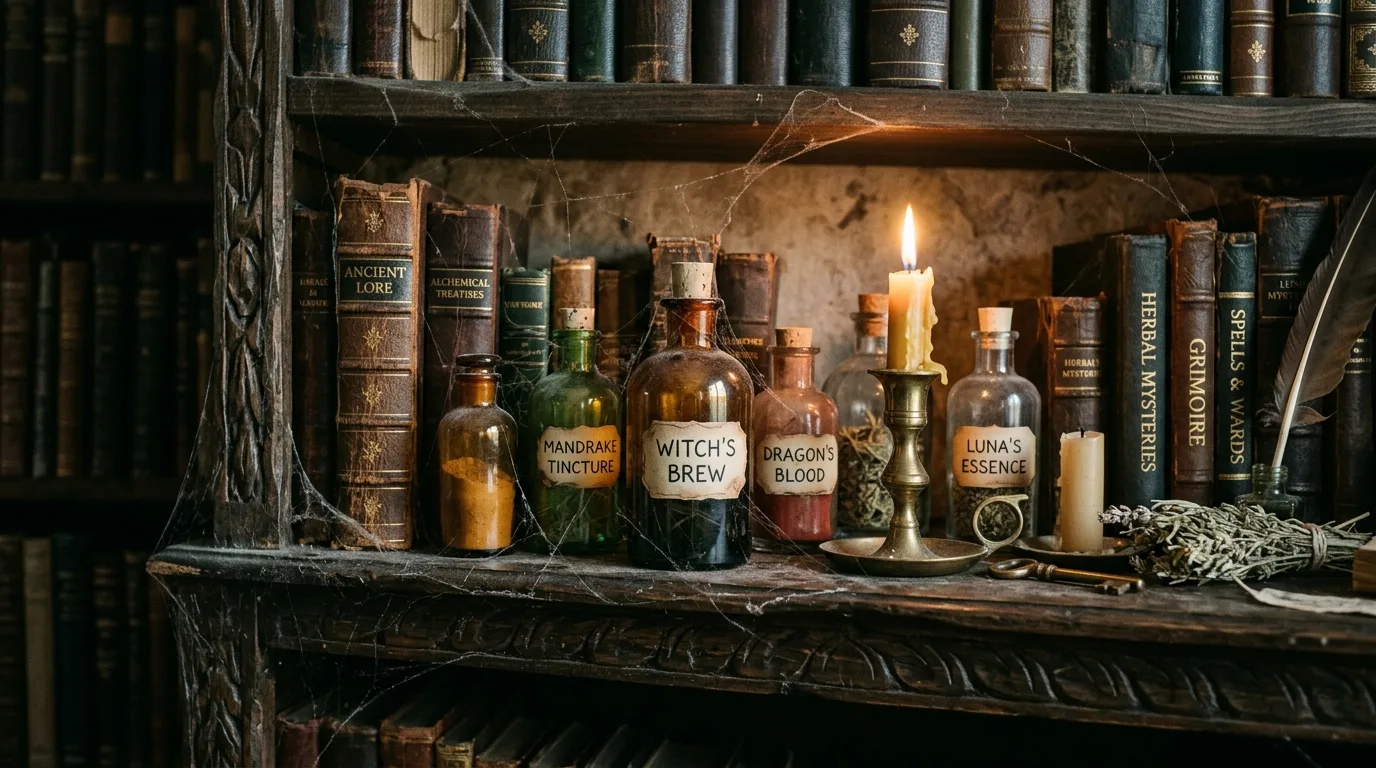 Use mirrors to deepen the eerie atmosphere inspiration for an indoor Halloween setting.
